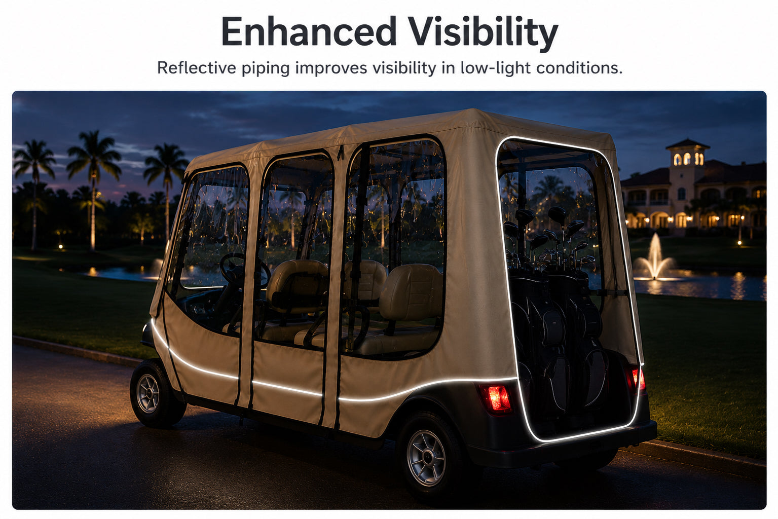 4-person Golf Cart Enclosure